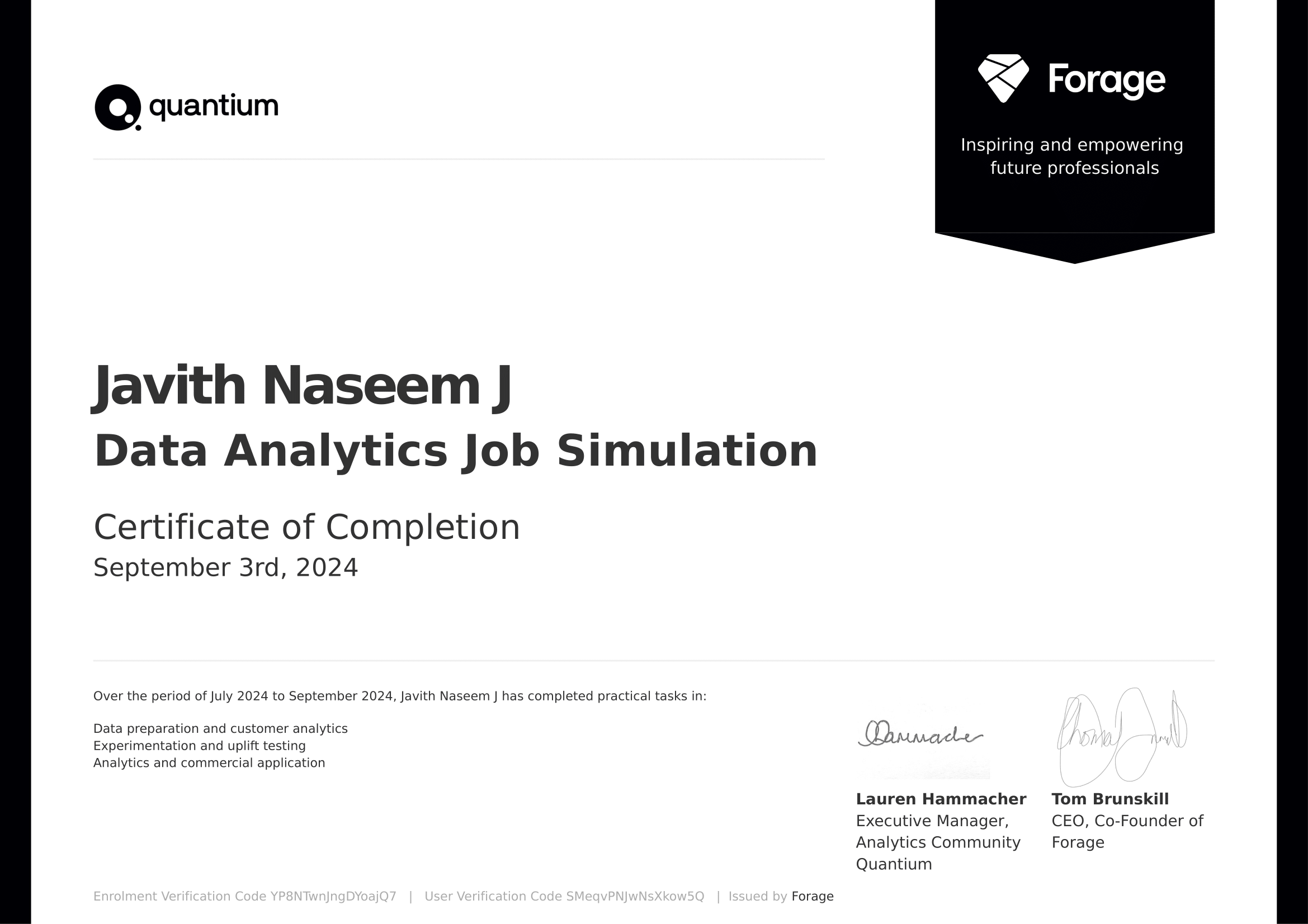 Certificate 9